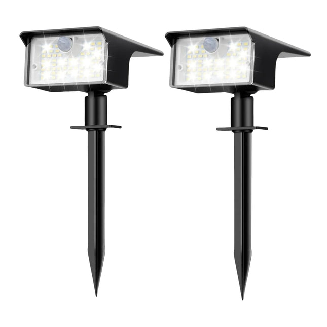 Solar Spot Lights Outdoor Motion Sensor, [62 LED]3 Modes Solar Landscape Spotlights Outdoor Waterproof,  for Yard Garden Patio