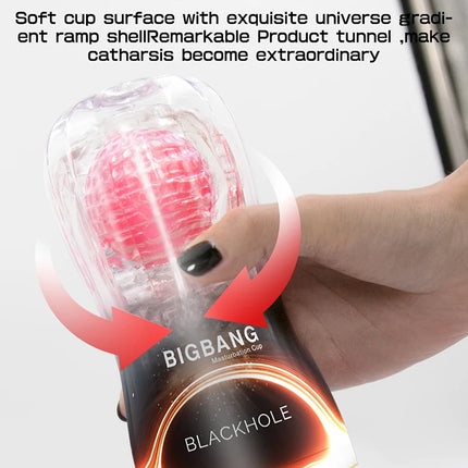 New Manual Control Penis Pump Soft Aircraft Cup Male Masturbators Pocket Pussy Easy To Clean Male Sex Toys Masturbation Cup