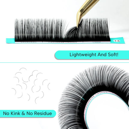 VAVALASH Wholesale 5trays/set Cashmere Eyelashes Natural Volume Lashes  Classic Eyelash Extension Supplier