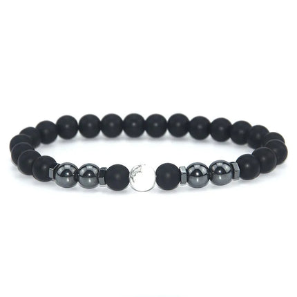 Anti-Swelling Black Obsidian Anklet Bracelet Treatment  Adjustable Weight Loss Magnetic Therapy Magnet Anklet Bracelet Women Men