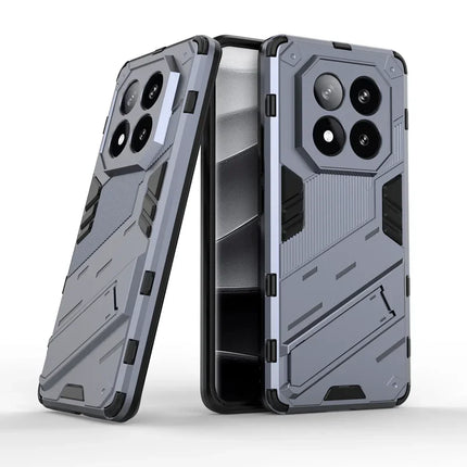 2IN1 Hybrid Armor Magnetic Hard Phone Case For Xiaomi Redmi Note 15 14 Pro Plus 4G 5G Shockproof Matte Bracket Protective Cover