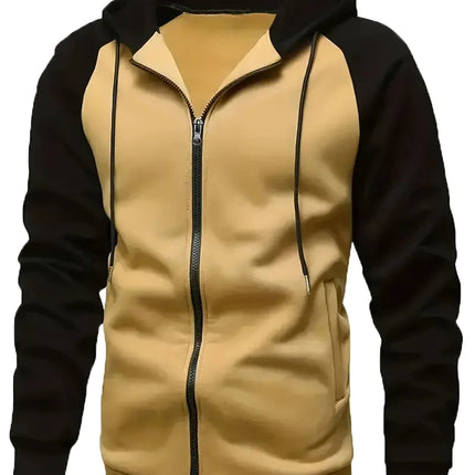Autumn Winter New Zipper Fleece Hooded Coat Casual Men Women Plus Size Loose Pullover Fashion Raglan Sleeves Sweatshirt Top