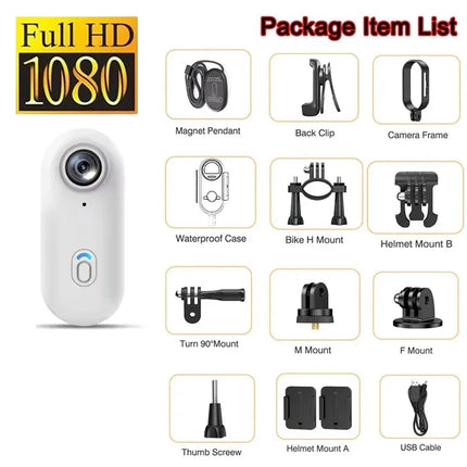 4K HD WiFi Action Camera Magnetic Waterproof Portable Helmet Body Cam Video Recorder for Motorcycle Bicycle Outdoor Sports  Vlo