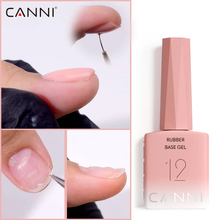9ml CANNI Nail Gel Polish HEMA FREE TPO FREE French Nail Design Rubber Base Gel Builder Nail Gel In Bottle Semi Permanent Gel