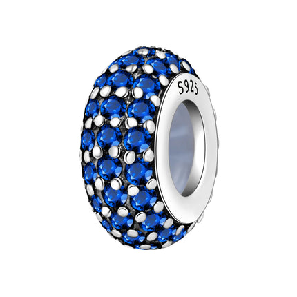 Orstarry Charm Silver 925 Beads Blue Series Fit Bracelet Charms DIY Original Fashion Pendants For Women Jewelry Trendy Gifts