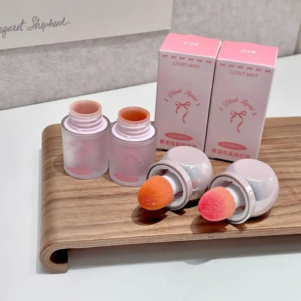 3ml Misty Lightweight Blush Lips Cheeks Dual-use Matte Soft-focus Effect Blush Korean Makeup Look Vitality Liquid Powder Blusher