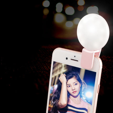 Mini Small Q Phone Selfie Light LED Fill Light for Portable Beauty Flash for Selfies Vlog Live Streaming Pocket