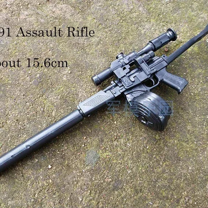 1/6 AK47 G36  TAVOR Assault Rifle Light Machine Gun PKP M240 RPK74 Plastic Assemble Model Kit Soldier Weapon Boy Toys