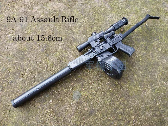 1/6 AK47 G36  TAVOR Assault Rifle Light Machine Gun PKP M240 RPK74 Plastic Assemble Model Kit Soldier Weapon Boy Toys