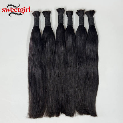 Human Braiding Hair For Boho Braids Deep Wave Human Hair For Boho Braids Curly Braiding Hair 12-30 Inch Remy Hair Brazilian 12A