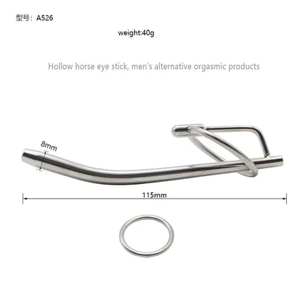 Massage Wand Urethral Sound Dilators Stimulation Catheter Beads  Penis Plug Insert Male Masturbator Horse Eye Sticks BDSM Penis