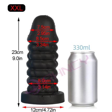S-XXXL Huge Anal Dildos Soft Silicone Butt Plug Big Anal Plug with Suction Cup G-spot/prostate Massage 18+ Masturbate Sex Toys