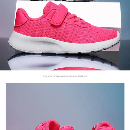 Hot Sale Cheap Sneakers Children Fashion Green Kids Running Shoes Size 28-39 Lightweight Outdoor Sports Shoes for Boy Girl 2023