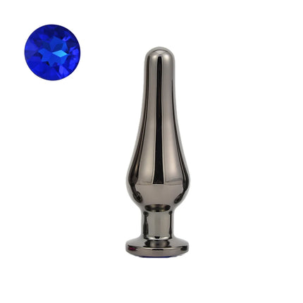 Gun Color Stainless Steel Anal Plug Dildo Sex Toys Products 3 Sizes Butt Plug For Women Sex Adult Game Prostate Massager