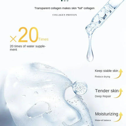 Tiktok Hot Sale Seaweed Collagen Filling Crystal Mask Replenishing Fruit Jelly Skin Transparent Mask Skin Care Masque