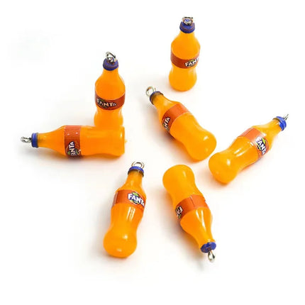 10pcs Simulation Bottle Charms For Pendant DIY Handmade Jewelry for Earring Necklace Keychain