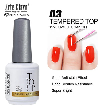 Arte Clavo Colourful Gel Nail Polish Nail Art Gel Varnishes Macaron Color Nail Semi Permanant Soak Off LED UV Gel Nail Varnishes