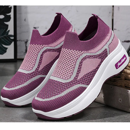 Women's Luxary Chunky Sneakers 2025 trend Fashion Mesh Breathable Shoes for women Sports Running Casual Ladies Fitness Vulcanize