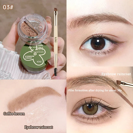 11 Colors Eyebrow Enhancers Makeup Waterproof 3D Natural Eye Brow Pomade Eyebrow Gel Caramel Brown Professional Makeup