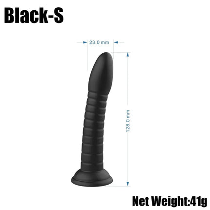 Soft Realistic Anal Dildo Butt Plug Prostate Massager Adult Gay Anal Beads Stimulation G-spot Clitoral Sex Toys for Men Women