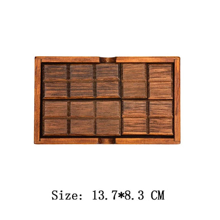 Classic IQ 3D Wooden Puzzle Adults And Kids Casse Tete Baffling Puzzles Headache Brain Development Toys Rompecabezas De Madera