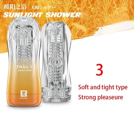 Male Masturbator Cup Soft Pussy Sex Toys Transparent Vagina Adult Endurance Exercise Sex Products Vacuum Pocket Cup for Men