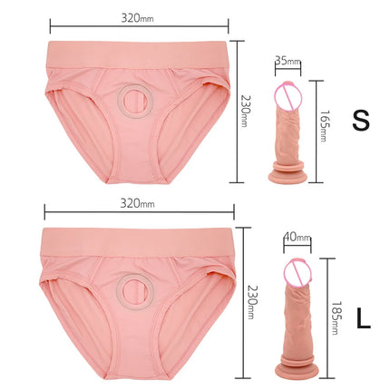 Wearable Strapon Penis for Lesbian G Spot Stimulator Dilco Panties Strap on Dildos Pants Sex Toys for Women Adult Erotic Goods