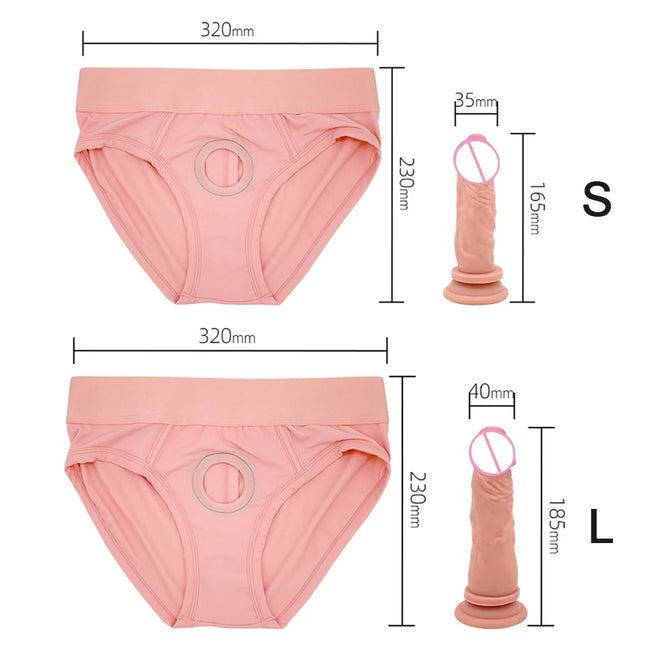 Wearable Strapon Penis for Lesbian G Spot Stimulator Dilco Panties Strap on Dildos Pants Sex Toys for Women Adult Erotic Goods