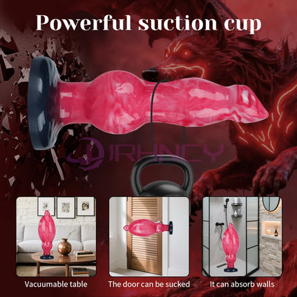 Max 10cm Huge Anal Dildos Inflatable Anal Plug with Suction Cup Silicone Dog Dildos Inflatable BDSM Anal Dilation Sex Toys 18+