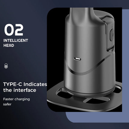 Auto Tracking Phone Holder Gesture Control Face Tracking Phone Tripod Holder Built-In Fill Light for  Live Video Recording