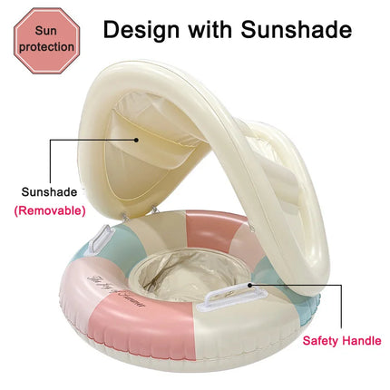 1pc Outdoor Sport Inflatable Swimming Ring PVC Swim Circle Pool Float Seat
