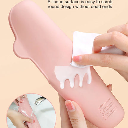 1Pcs Makeup Sponge Holder Eco-Friendly Silicone Multi-hole Beauty Egg Storage Case Travel Protable Cosmetic Puff Holder Box