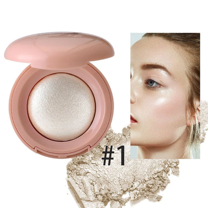 Highgloss Makeup Highlighter Smooth Mashed Potato Texture Highlight Pearlescent Contour Long-lasting Waterproof Body Highlight