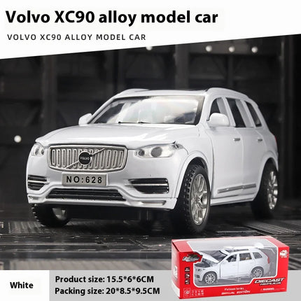 1:32 VOLVO XC90 SUV Alloy Car Model Diecast Metal Model Sound & Light Pull Back Toy Collect Display Ornaments Children Toys