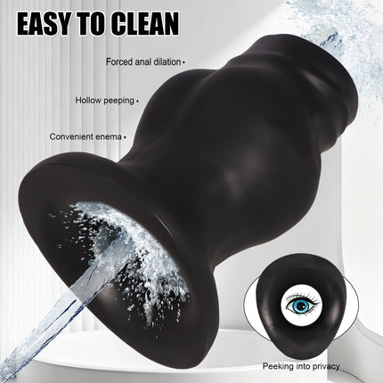 Huge Male Hollow Anal Butt Plug Suction Cup Big Butt Plug Dilator Training Expansion Large Anal Plug Adult Sex Toys For Gay Men