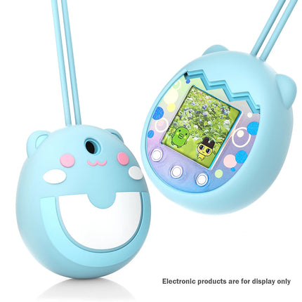Silicone Comprehensive Protection Case Cartoon Animal Shaped E-pet Machine Protector Waterproof with Lanyard for Tamagotchi Pix