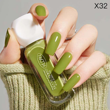 1PC 10ml Glass Bottle Water-Based Peel Off Nail Polish For Nails Colorful Chrome Varnish  Nail Art DIY Manicure No Need Lamp