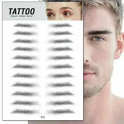 Brow stickers Water-based Lasting 4D Hair-like Eyebrow Authentic Eyebrow Tattoo Sticker False Eyebrows