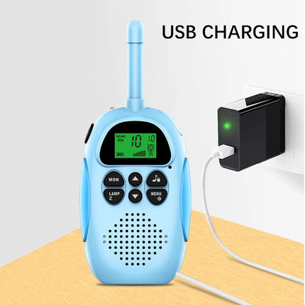2PCS Wireless Handheld Walkie Talkie Outdoor Parent-child Intercom Machine Kids Talkie Walkie Toys Educational Toys Gifts