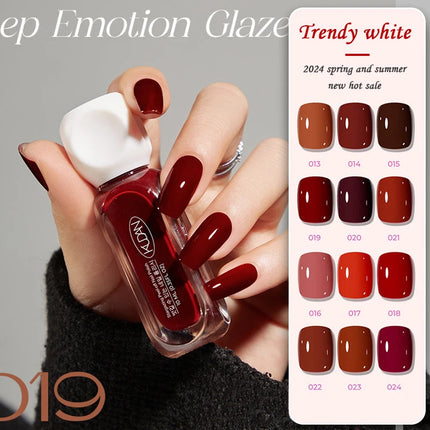 10ml Water-based Nail Polish Long Lasting Tearable Quick Dry No Bake Semi-permanent Varnish DIY Fashion Manicure Nail Art