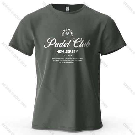 Padel Club Tee Printed Men's T-Shirt 100% Cotton Oversized Classic Graphic Tees for Women Tops Tees Casual Streetwear