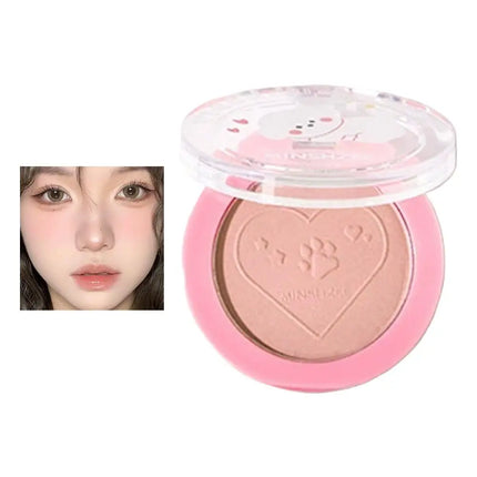 Monochrome Blush Whitening Matte Cosmetics Vitality Girl Nude Makeup Natural Smudge Monochrome Blush Plate