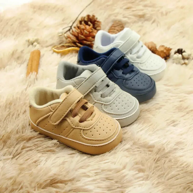 Hot Selling Baby Casual Sports Shoes Spring and Autumn Girls and Boys High Quality Rubber Sole Anti Slip Prewalker Shoes
