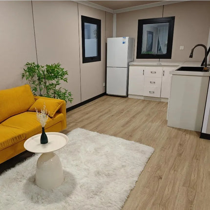 Detachable Portable Flat Pack Container Cabin Luxury Prefab Home Quick Assemble Steel Design Mobile Prefabricated House