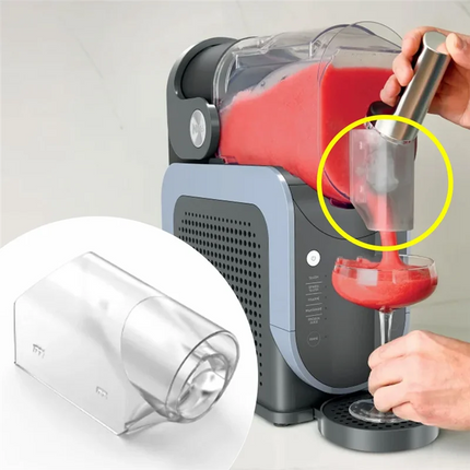 A24P Smoothie Maker Mat And Nozzle For Ninja Slushie Machine FS301 FS300 Non-Slip Base Accessory For Frozen Drink Machines