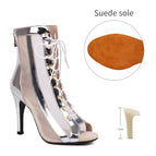 7cm Silver Suede / 37(23.5cm)