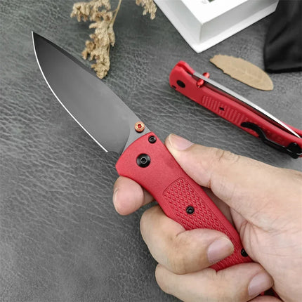 535 Bugout High Quality Folding Pocket Knife 440C Steel Blade Nylon Fiber Handle Outdoor Knife Camping Portable Tool