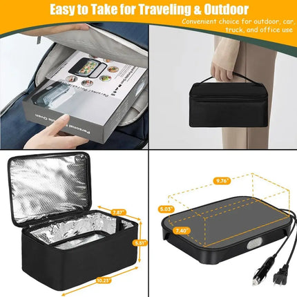 2026 New Portable Oven 100W Food Heater, Adult Electric Lunch Box Food Heater