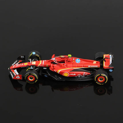 Bburago 1:43 2024 F1 Alloy Car Model Formula Racing Die Cast Toy SF24 RB20 W15 MCL38 Red Bull Mercedes New Season