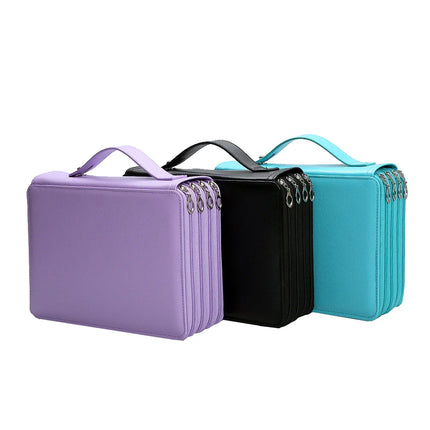 72/120/168/200 Slots School Pencil Cae for Girls Stationery Box Organizer Large Capacity Pencilcase Kawaii Pen Bag Office Pouch